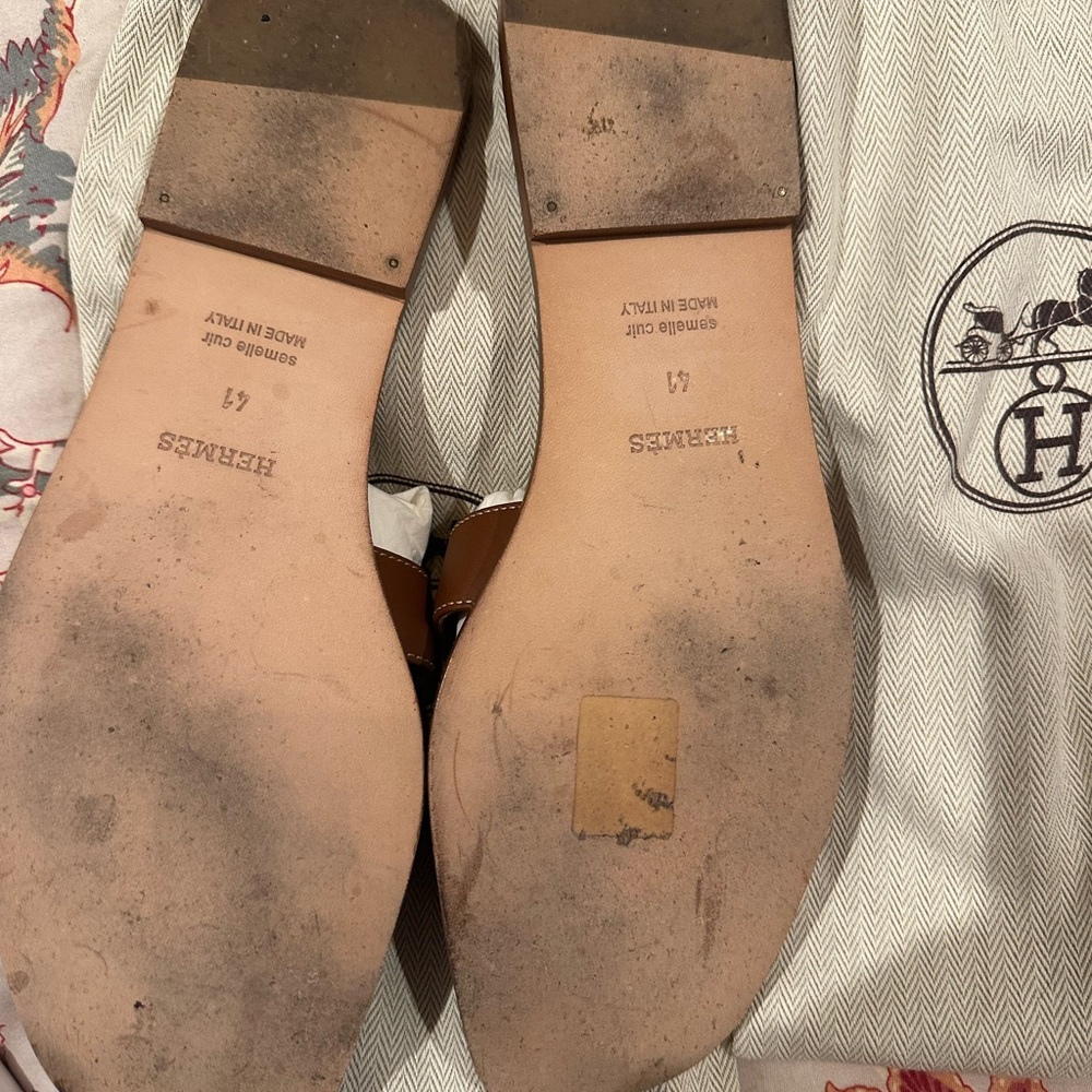 Women's Brown Sandals Hermès - Picture 3 of 3